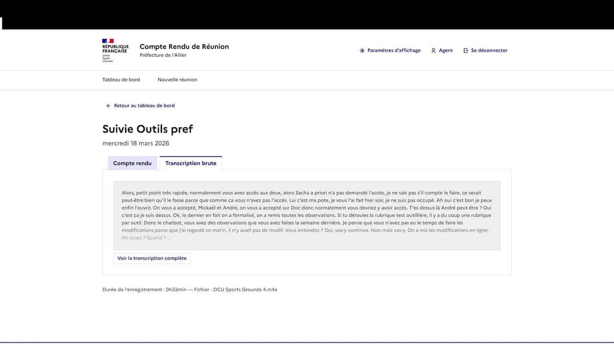 Captures d'écran du projet Chatbot Légifrance