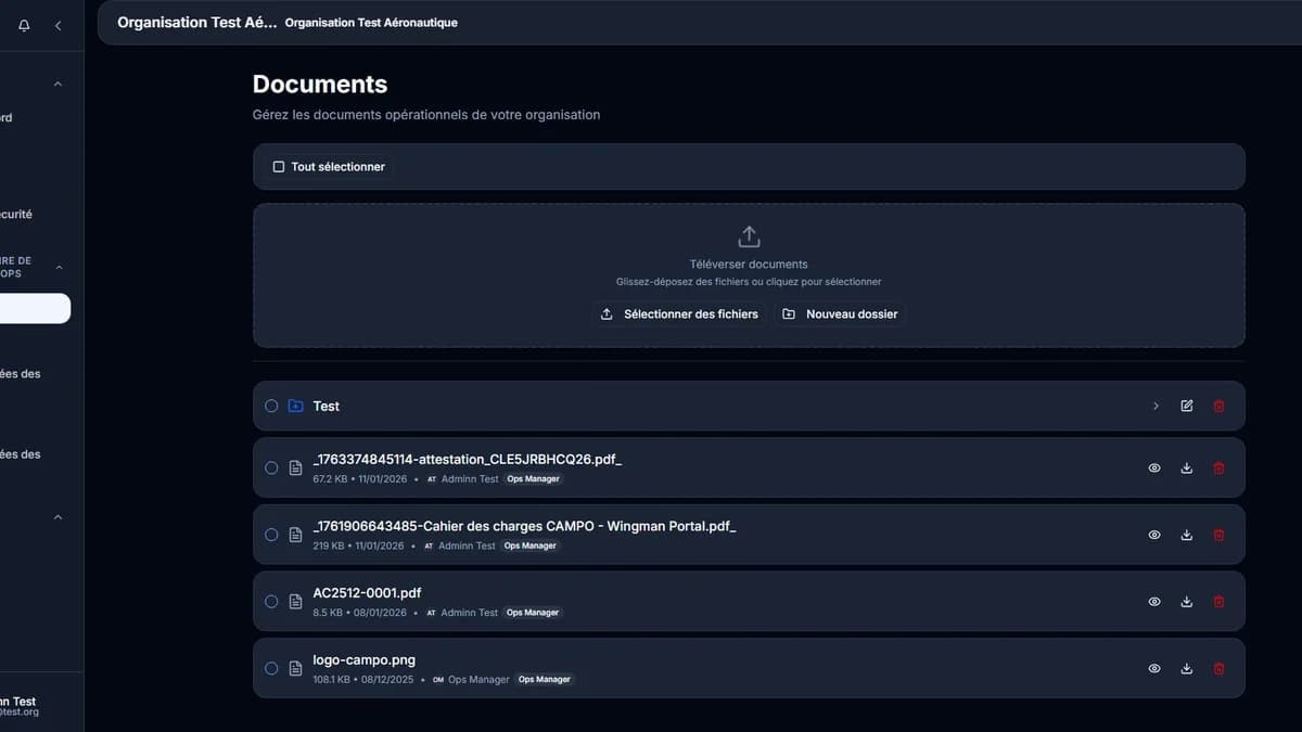 Captures d'écran du projet WingHUB NG, image 4